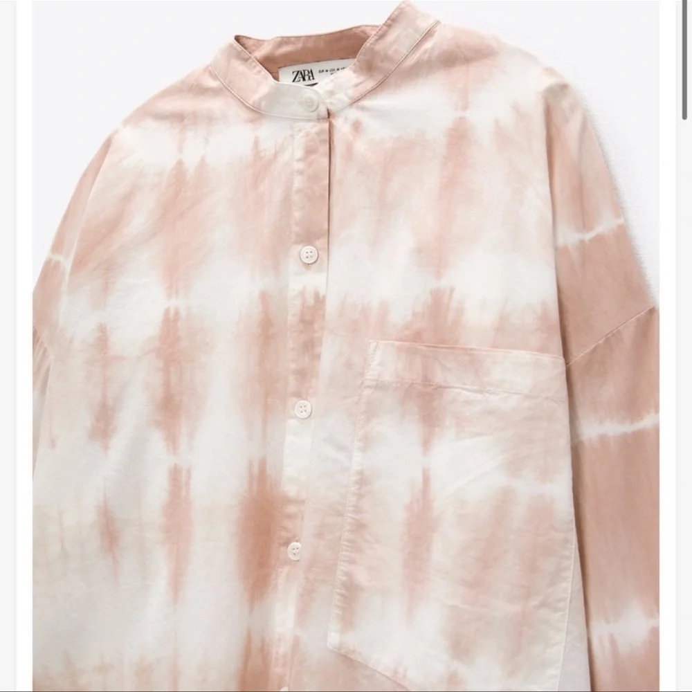 ❌SOLD❌🥰🥰ZARA Tie Bye Button Down Shirt🥰🥰 - Picture 6 of 12